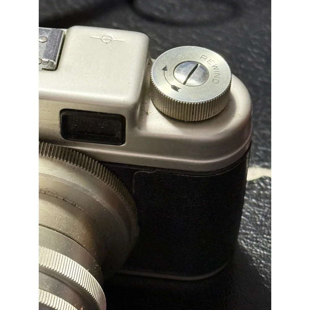 Vintage camera Argus C-4 lens F/2.8‎ 50mm With Case , Untested